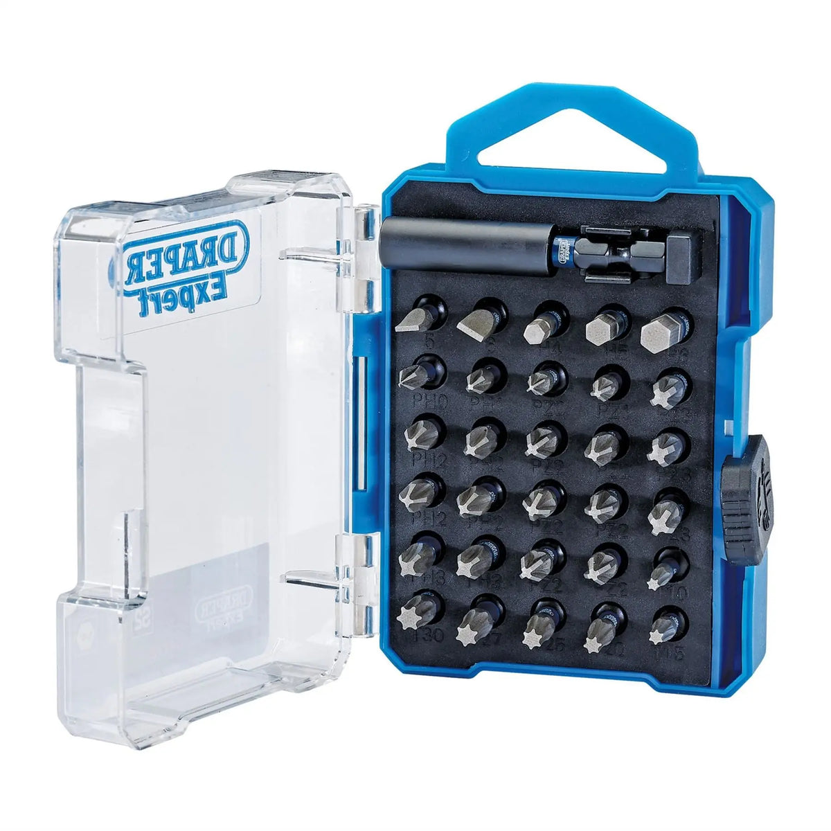 Draper Expert Impact Screwdriver Bit Set (31 Piece) 04772  White Rose Tools