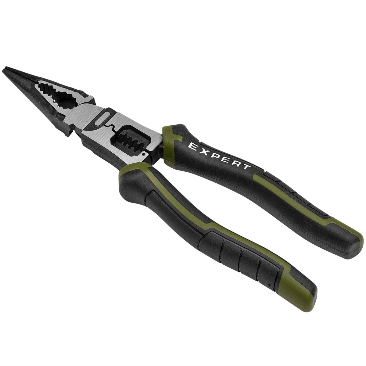 Draper Expert Long Nose Pliers with Wire Stripper 200mm 28527  White Rose Tools