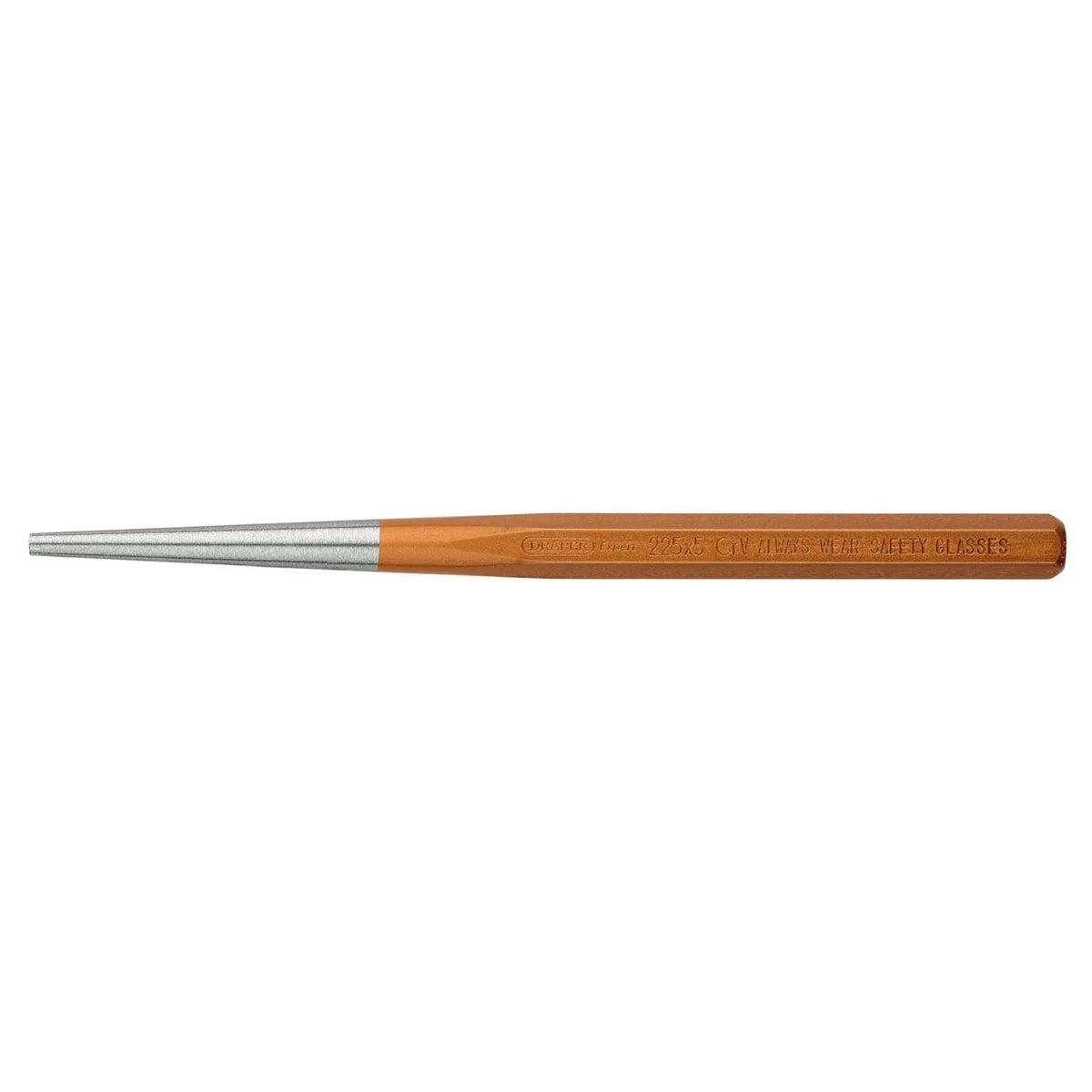 Draper Expert Long Taper Pin Punch 5 x 225mm 13416  White Rose Tools