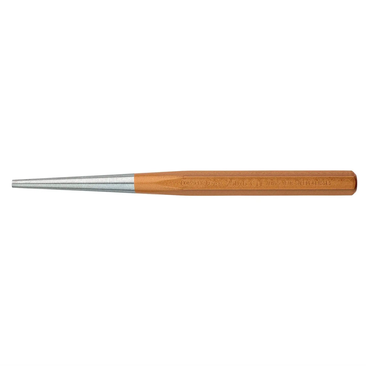 Draper Expert Long Taper Pin Punch 6 x 250mm 13417  White Rose Tools