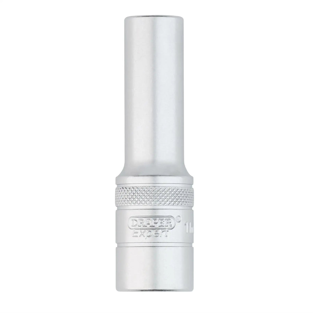 Draper Expert Metric Deep Socket 1/2" Sq. Dr. Micro Satin Chrome 11mm 22436  White Rose Tools