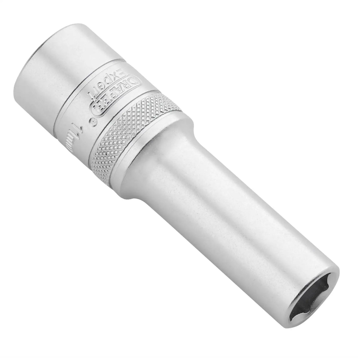 Draper Expert Metric Deep Socket 1/2" Sq. Dr. Micro Satin Chrome 11mm 22436  White Rose Tools