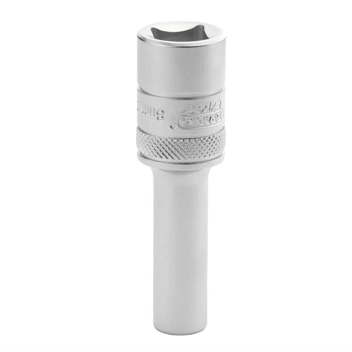 Draper Expert Metric Deep Socket 1/2" Sq. Dr. Micro Satin Chrome 8mm 22428  White Rose Tools
