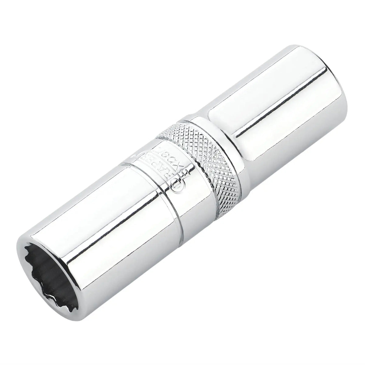 Draper Expert Metric Deep Socket 1/2" Sq. Dr. Polished Chrome 15mm 22421  White Rose Tools