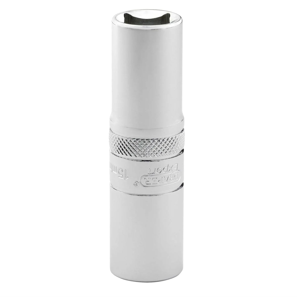 Draper Expert Metric Deep Socket 1/2" Sq. Dr. Polished Chrome 15mm 22421  White Rose Tools