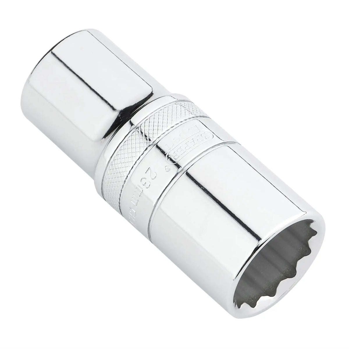 Draper Expert Metric Deep Socket 1/2" Sq. Dr. Polished Chrome 23mm 22423  White Rose Tools