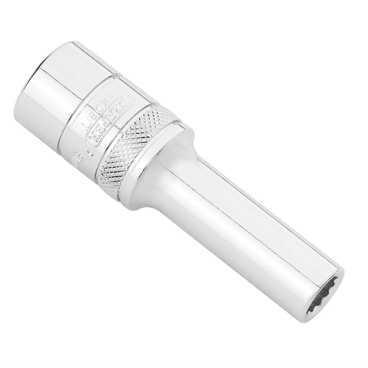 Draper Expert Metric Deep Socket 1/2" Sq. Dr.Polished Chrome 9mm 22407  White Rose Tools