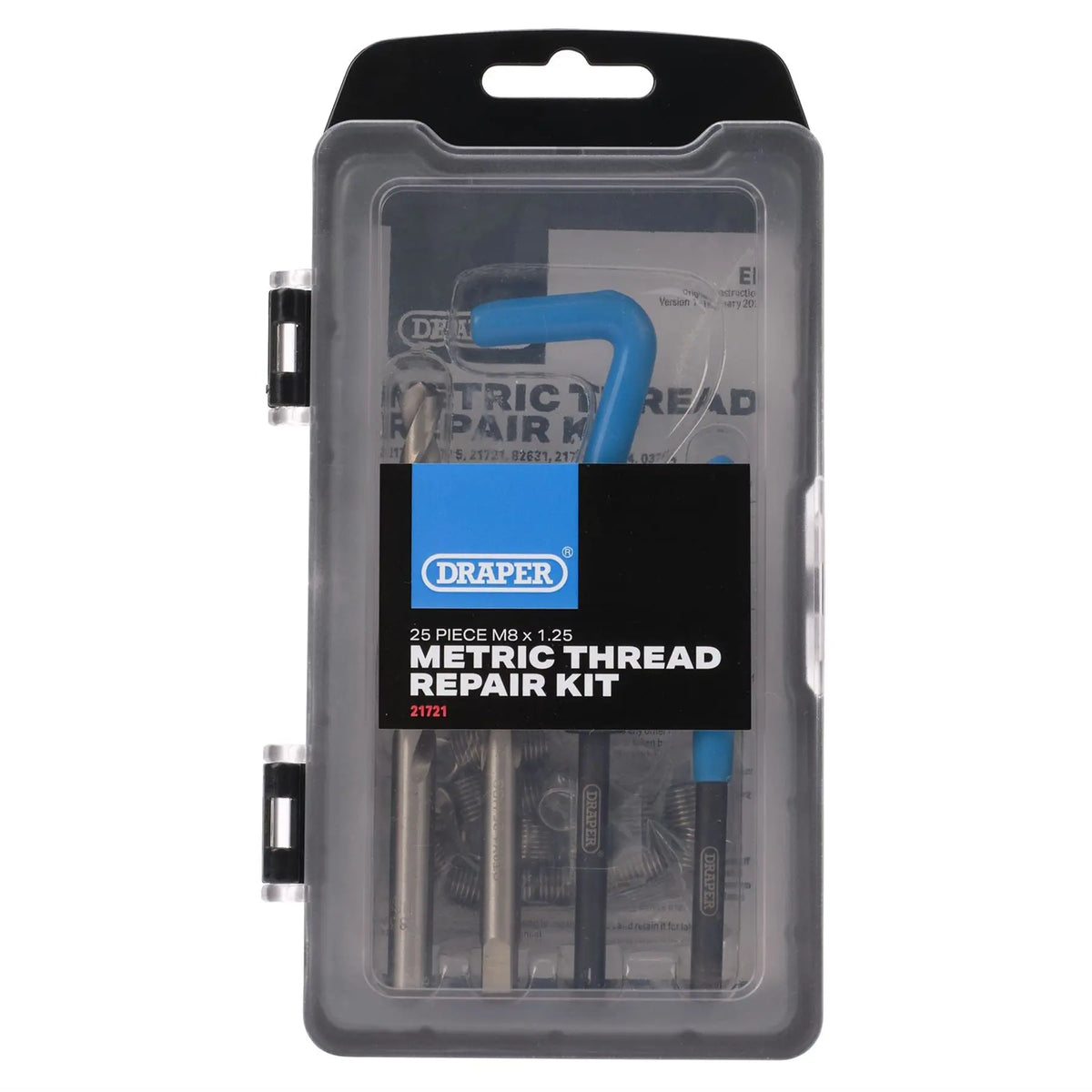 Draper Expert Metric Thread Repair Kit M8 x 1.25 21721  White Rose Tools