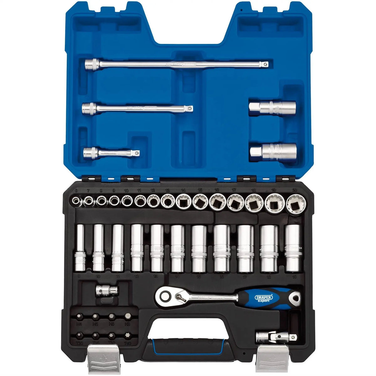 Draper Expert Multi-Drive® Metric Socket Set 3/8" Sq. Dr. (42 Piece) 16480  White Rose Tools