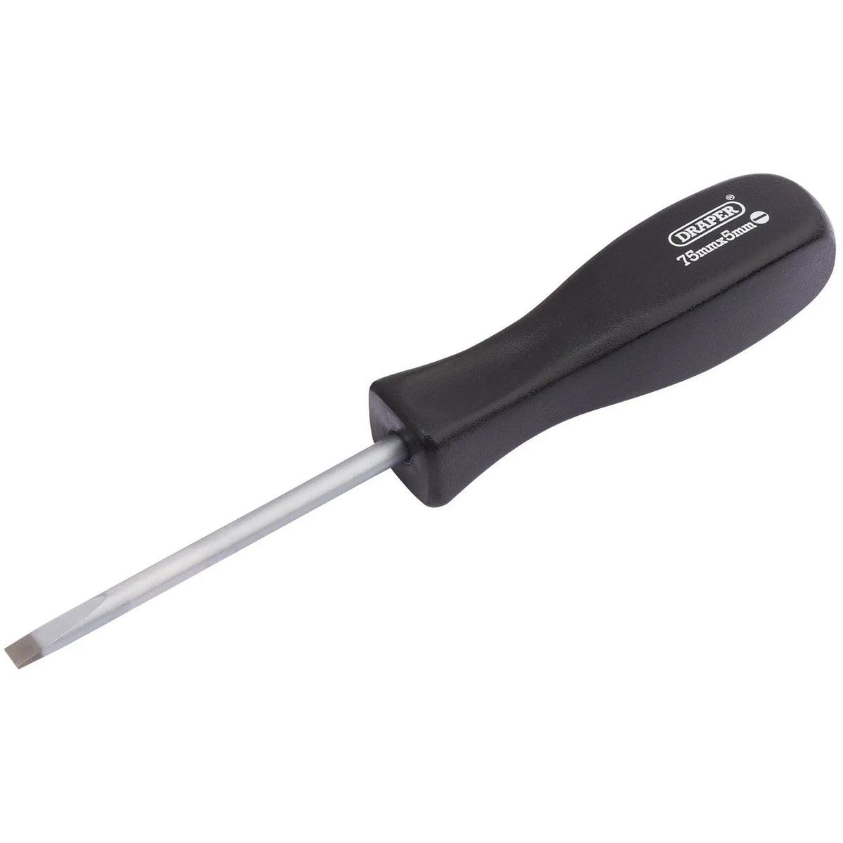 Draper Expert Plain Slot Mechanics Screwdriver 5 x 75mm 19527  White Rose Tools