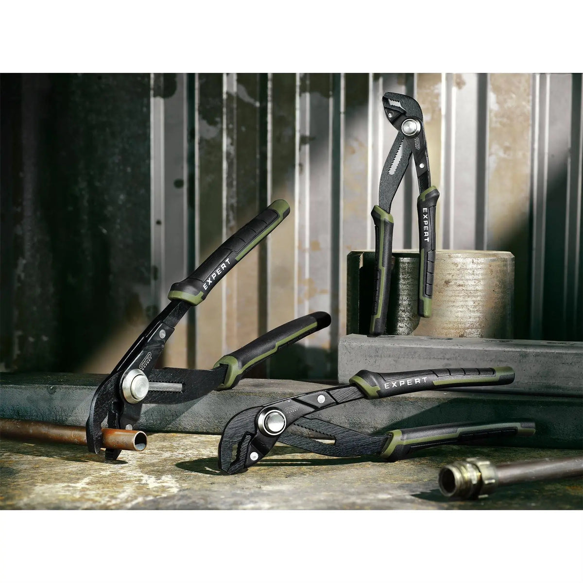 Draper Expert Quick Release Water Pump Pliers Set (3 Piece) 28552  White Rose Tools