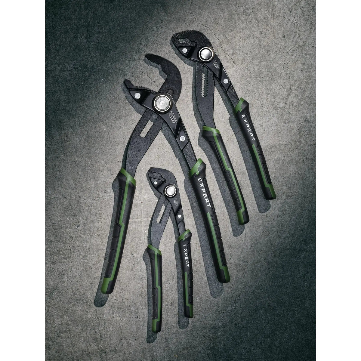 Draper Expert Quick Release Water Pump Pliers Set (3 Piece) 28552  White Rose Tools