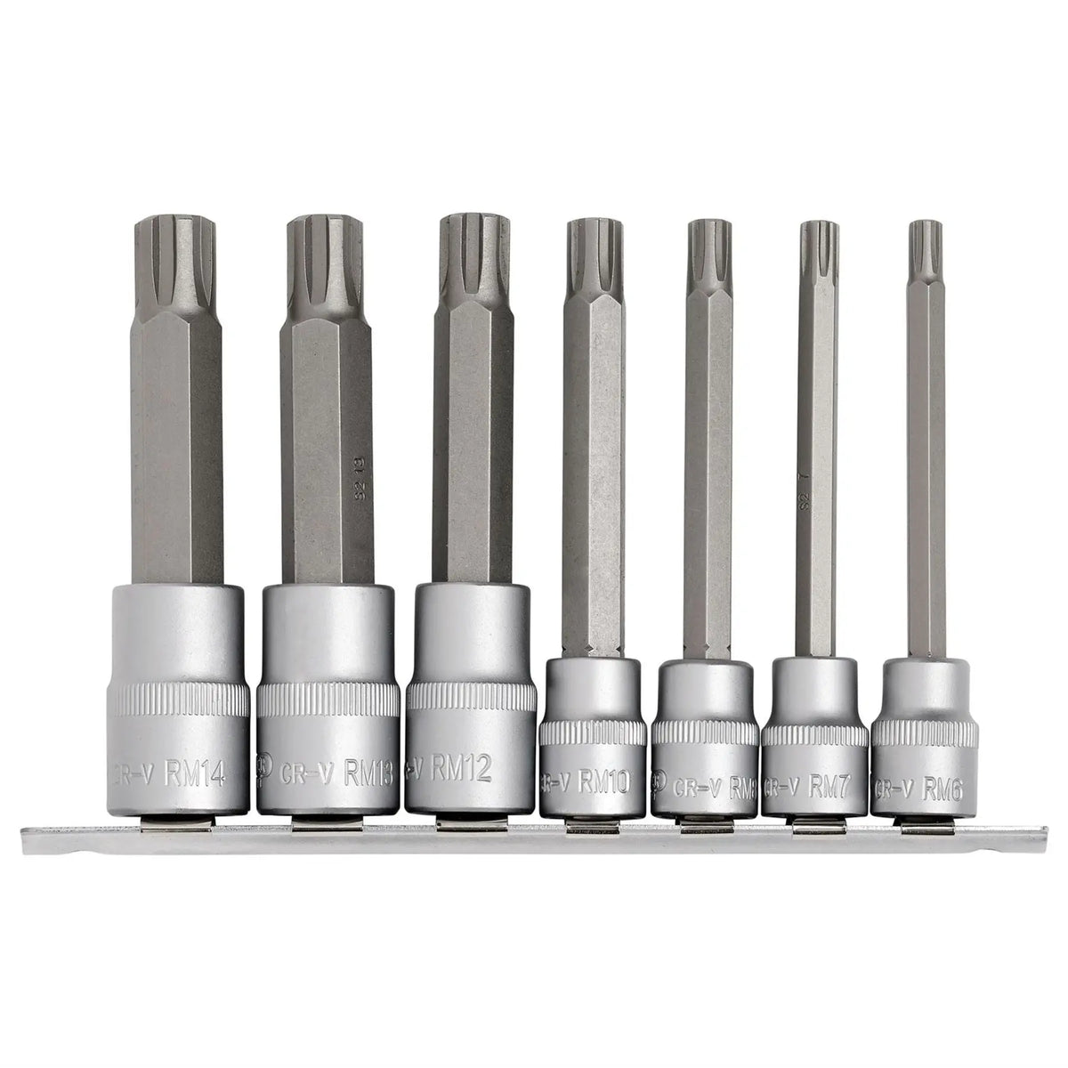 Draper Expert Ribe® Socket Bit Set 3/8" & 1/2" Sq. Dr. (7 Piece) 16346  White Rose Tools
