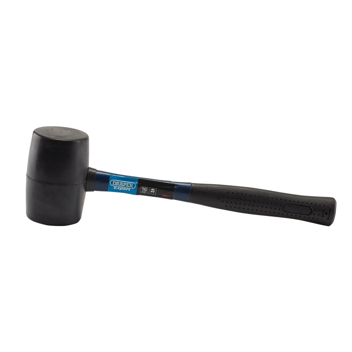 Draper Expert Rubber Mallet with Fibreglass Shaft 450g/16oz 08017  White Rose Tools