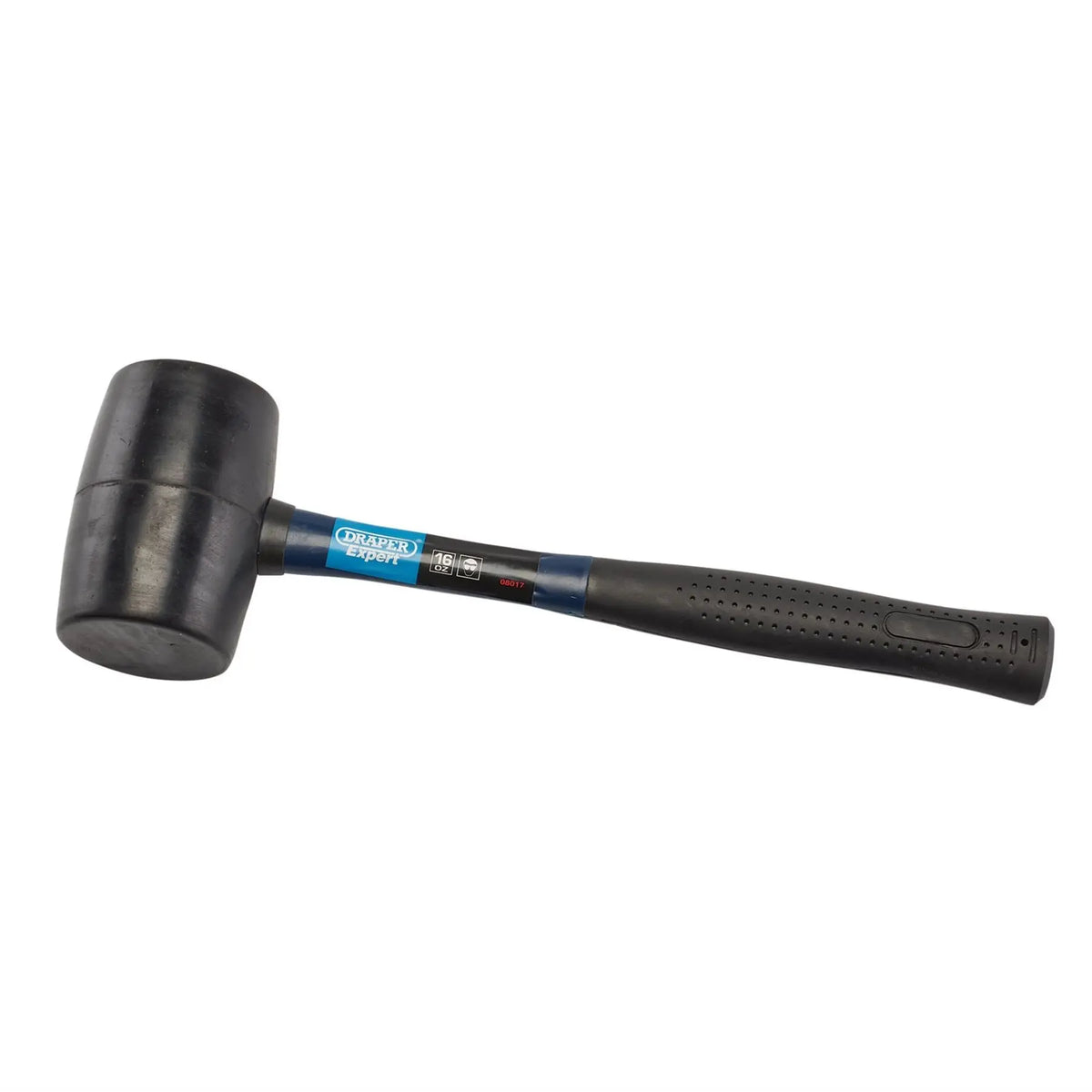 Draper Expert Rubber Mallet with Fibreglass Shaft 450g/16oz 08017  White Rose Tools