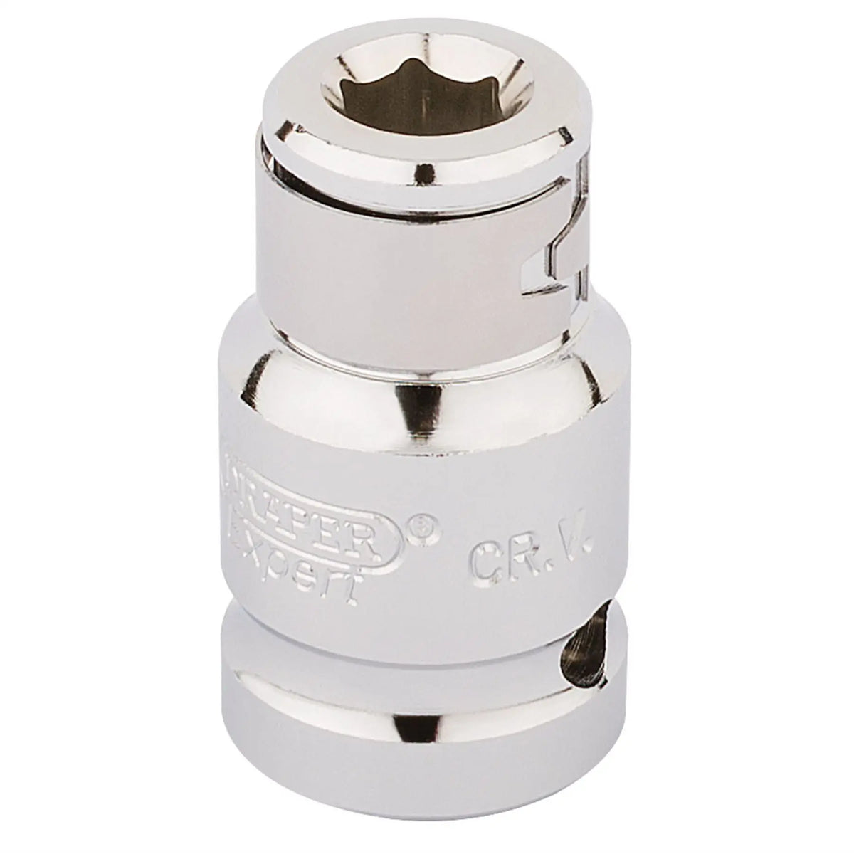 Draper Expert Screwdriver Bit Holding Socket 1/2" Sq. Dr. x 5/16" Hexagon 16810  White Rose Tools