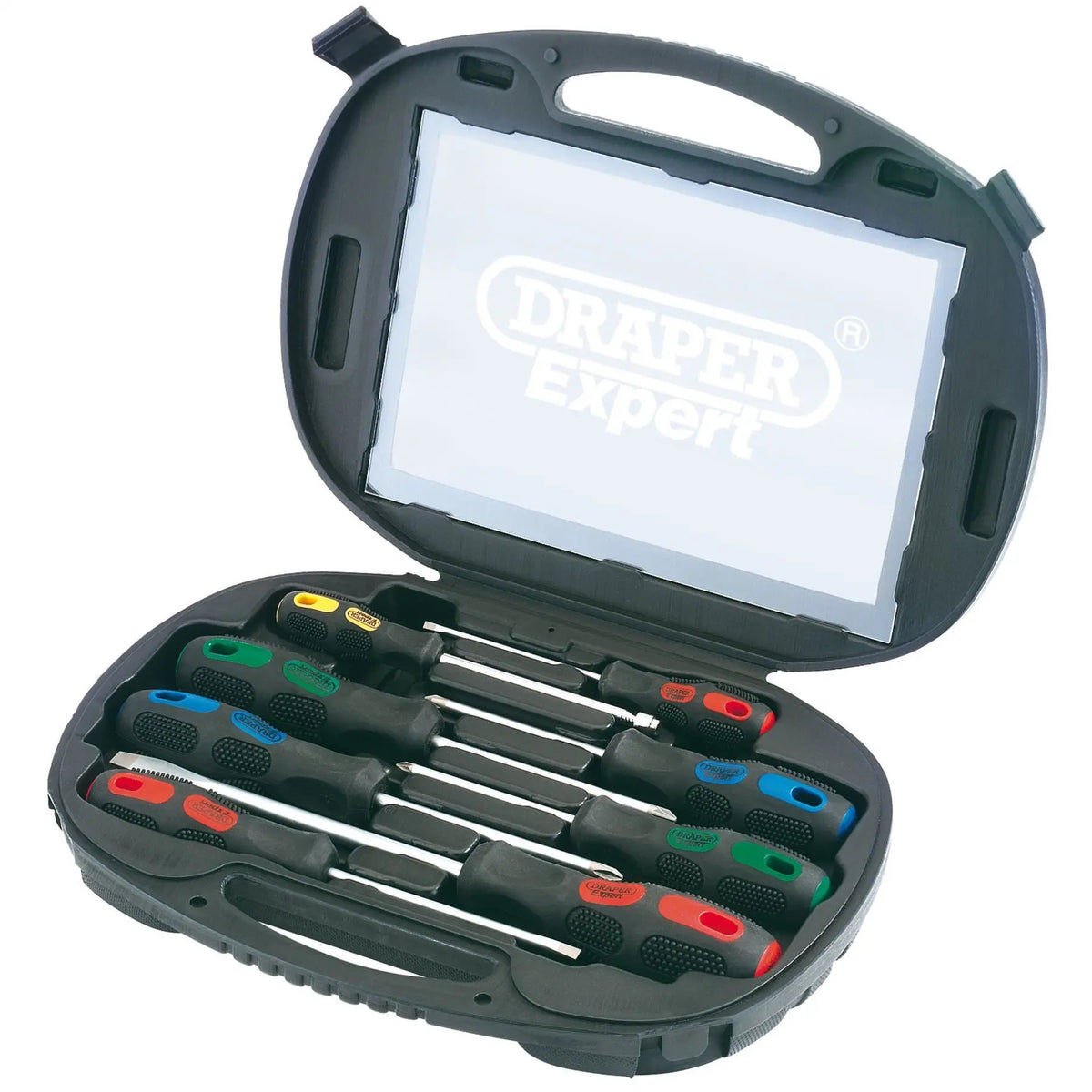 Draper Expert Screwdriver Set in Case (8 Piece) 40002  White Rose Tools