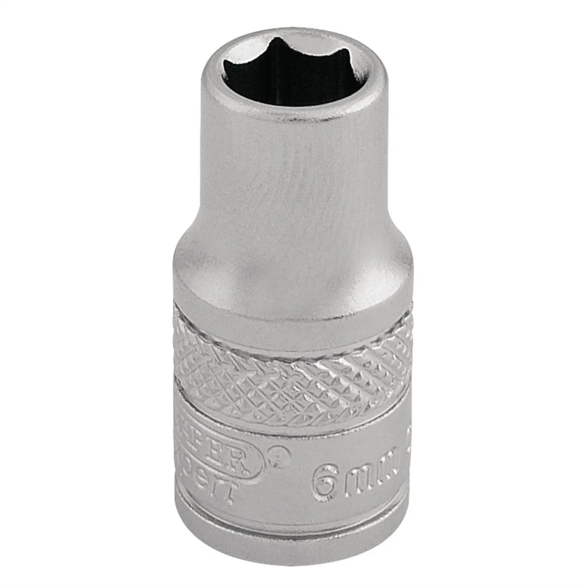 Draper Expert Socket 1/4" Sq. Dr. 6mm 16510  White Rose Tools