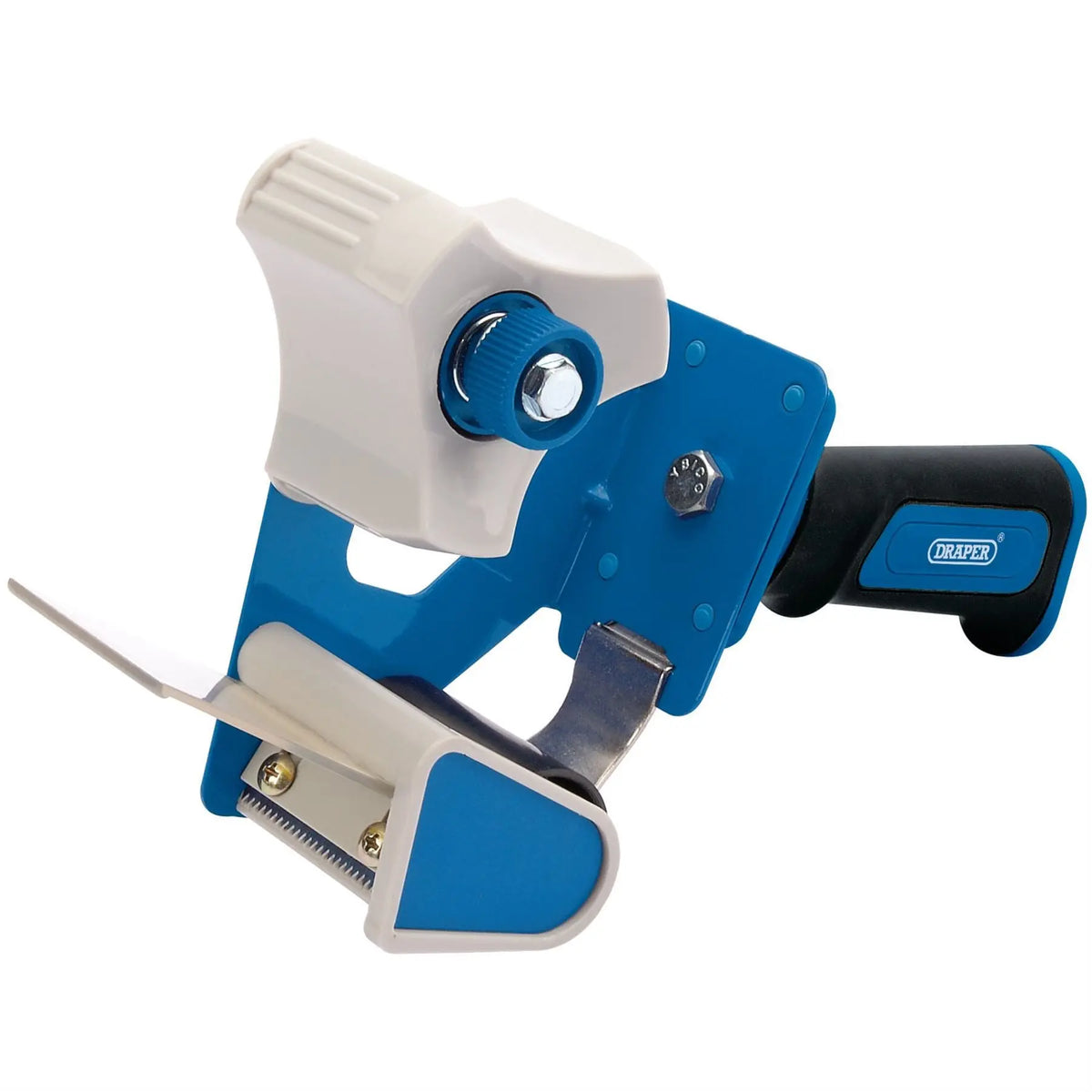 Draper Expert Soft Grip Hand-Held Security Packing Tape Dispenser 50mm 19237  White Rose Tools