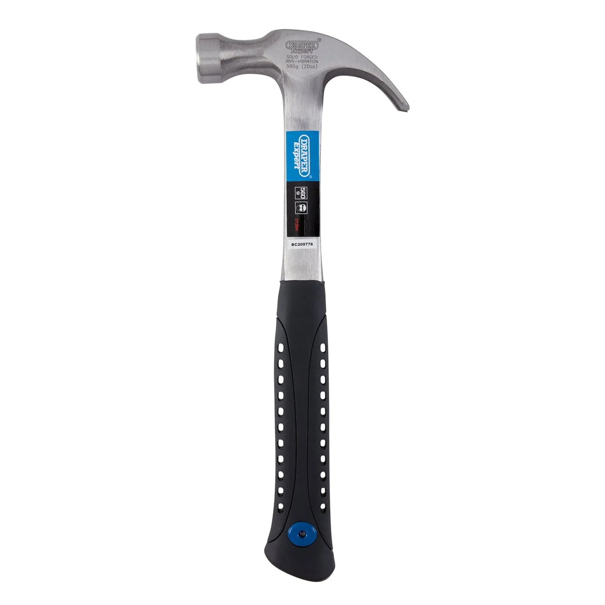 Draper Expert Solid Forged Claw Hammer 560g/20oz 21284  White Rose Tools