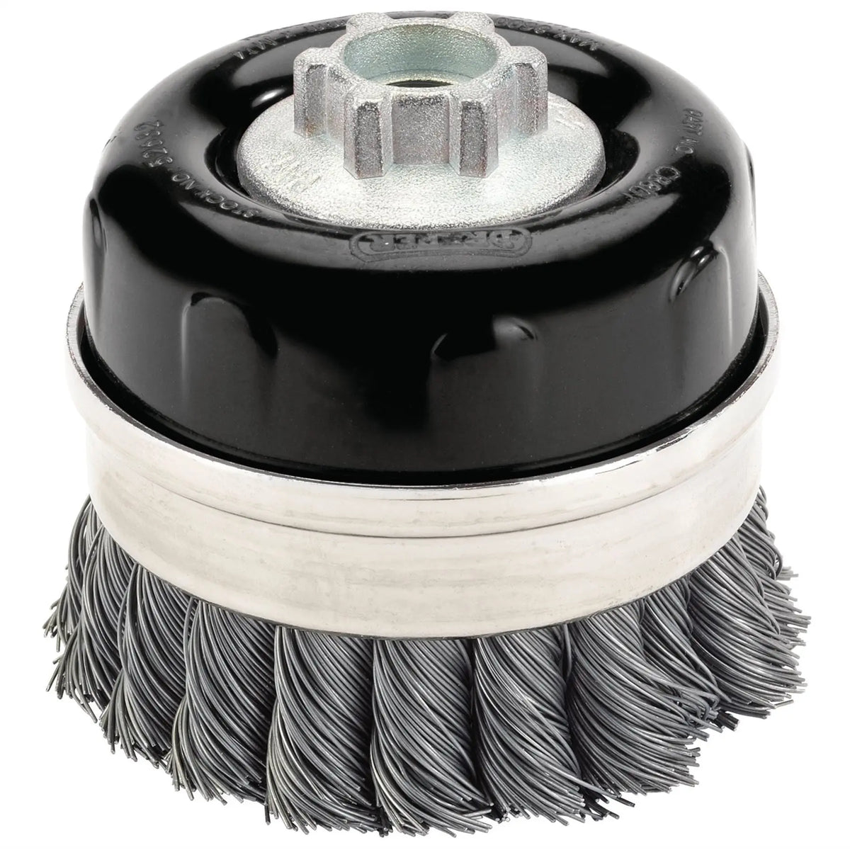 Draper Expert Steel Twist Knot Wire Cup Brush 80mm M14 52632  White Rose Tools