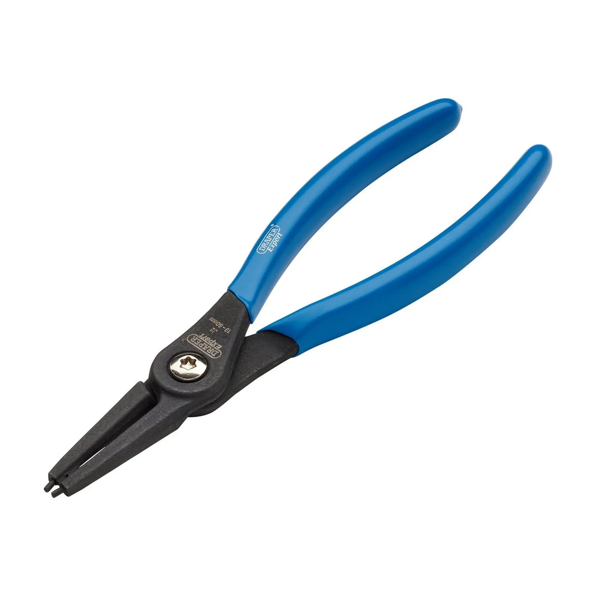 Draper Expert Straight Tip Internal Circlip Pliers J2 180mm 09017  White Rose Tools