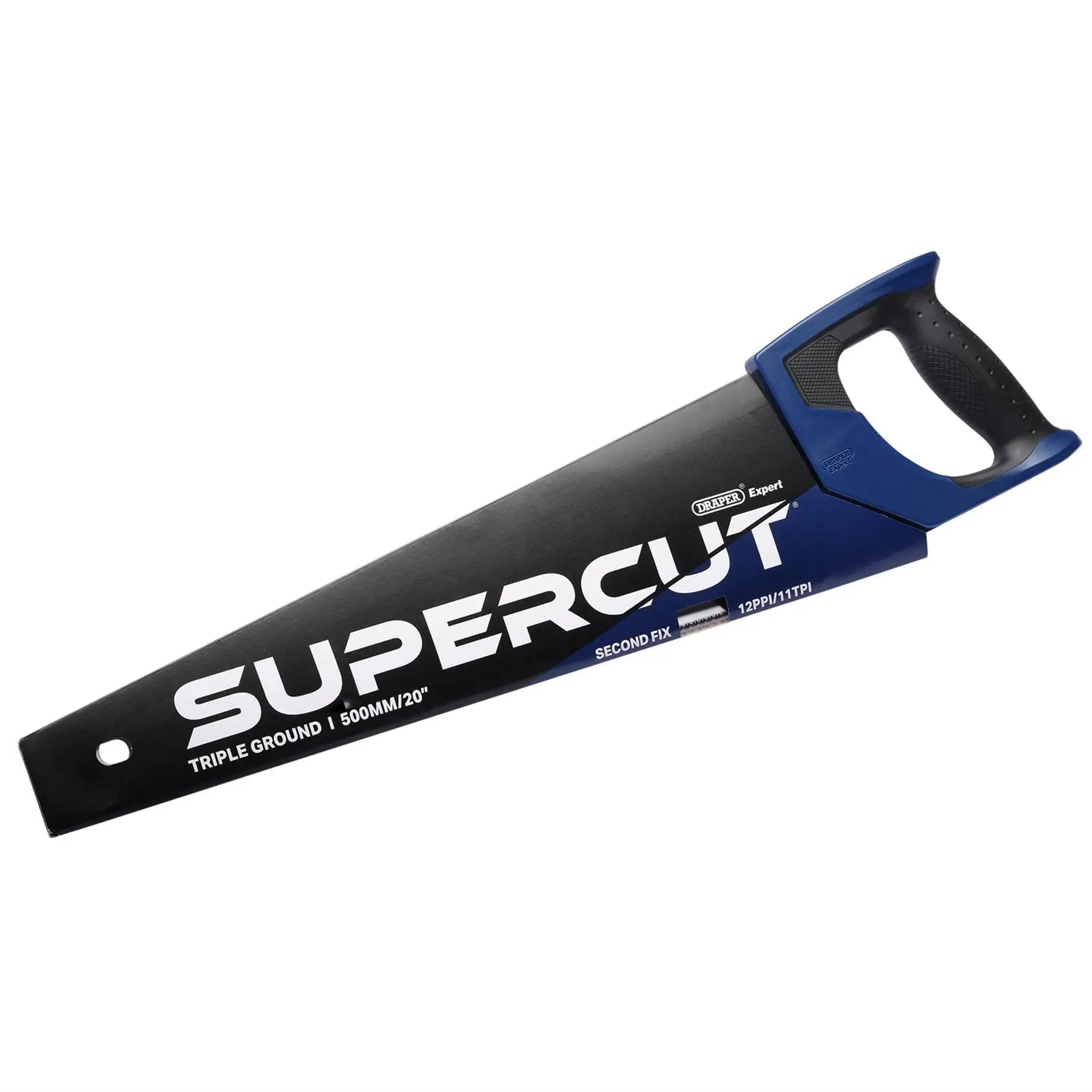 Draper Expert Supercut® Second Fix Triple Ground Handsaw 500mm/20" 11tpi/12ppi 04830  White Rose Tools