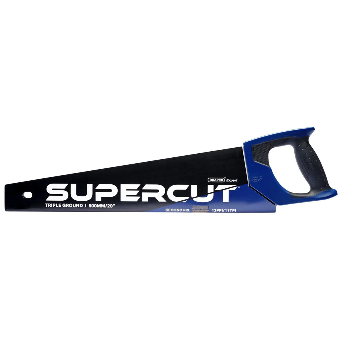 Draper Expert Supercut® Second Fix Triple Ground Handsaw 500mm/20" 11tpi/12ppi 04830  White Rose Tools