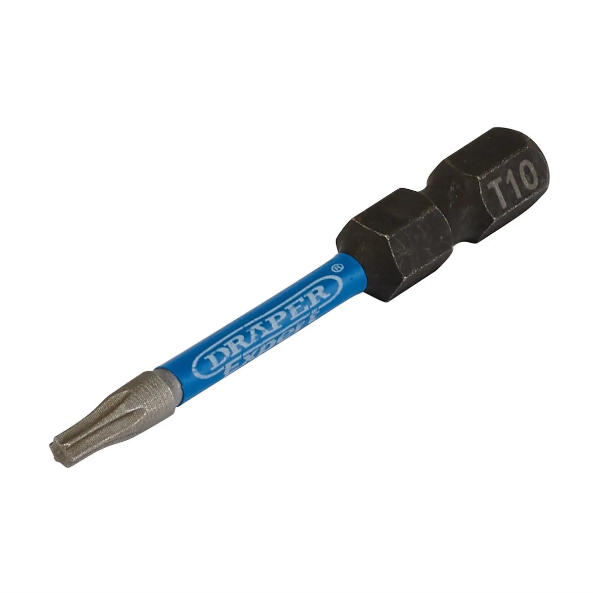 Draper Expert TX-STAR® Impact Screwdriver Bits T10 x 50mm 1/4" Hex (Pack of 5) 05649  White Rose Tools