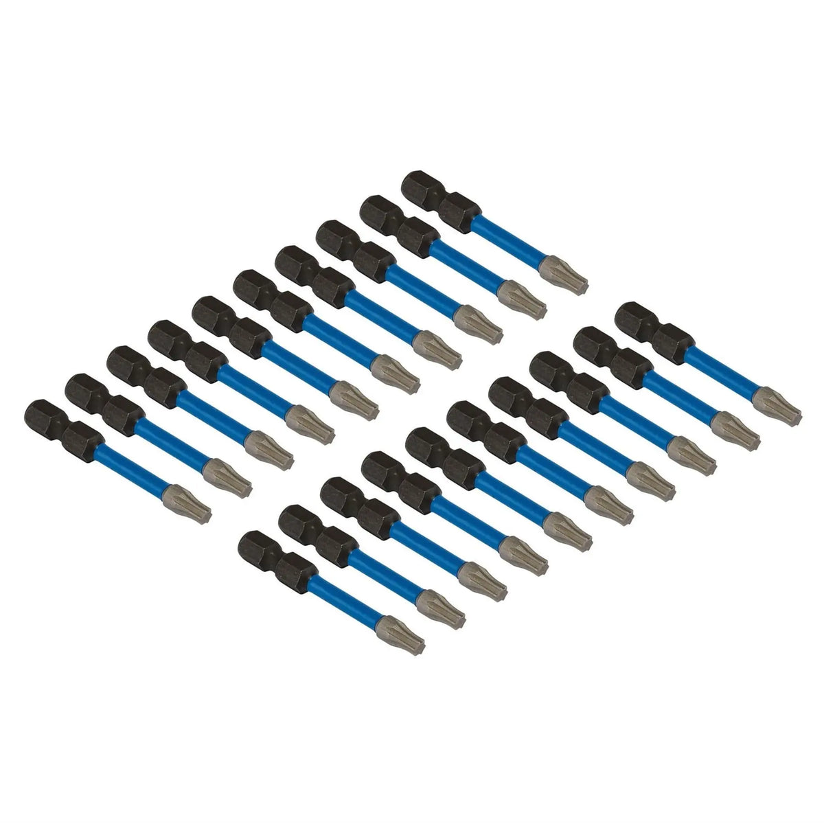 Draper Expert TX-STAR® Impact Screwdriver Bits T20 x 50mm 1/4" Hex (Pack of 20) 05698  White Rose Tools