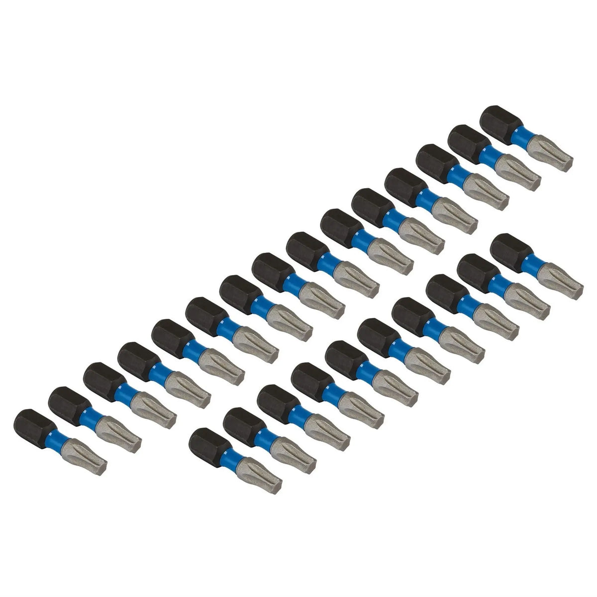 Draper Expert TX-STAR® Impact Screwdriver Bits T25 x 25mm 1/4" Hex (Pack of 25) 05695  White Rose Tools