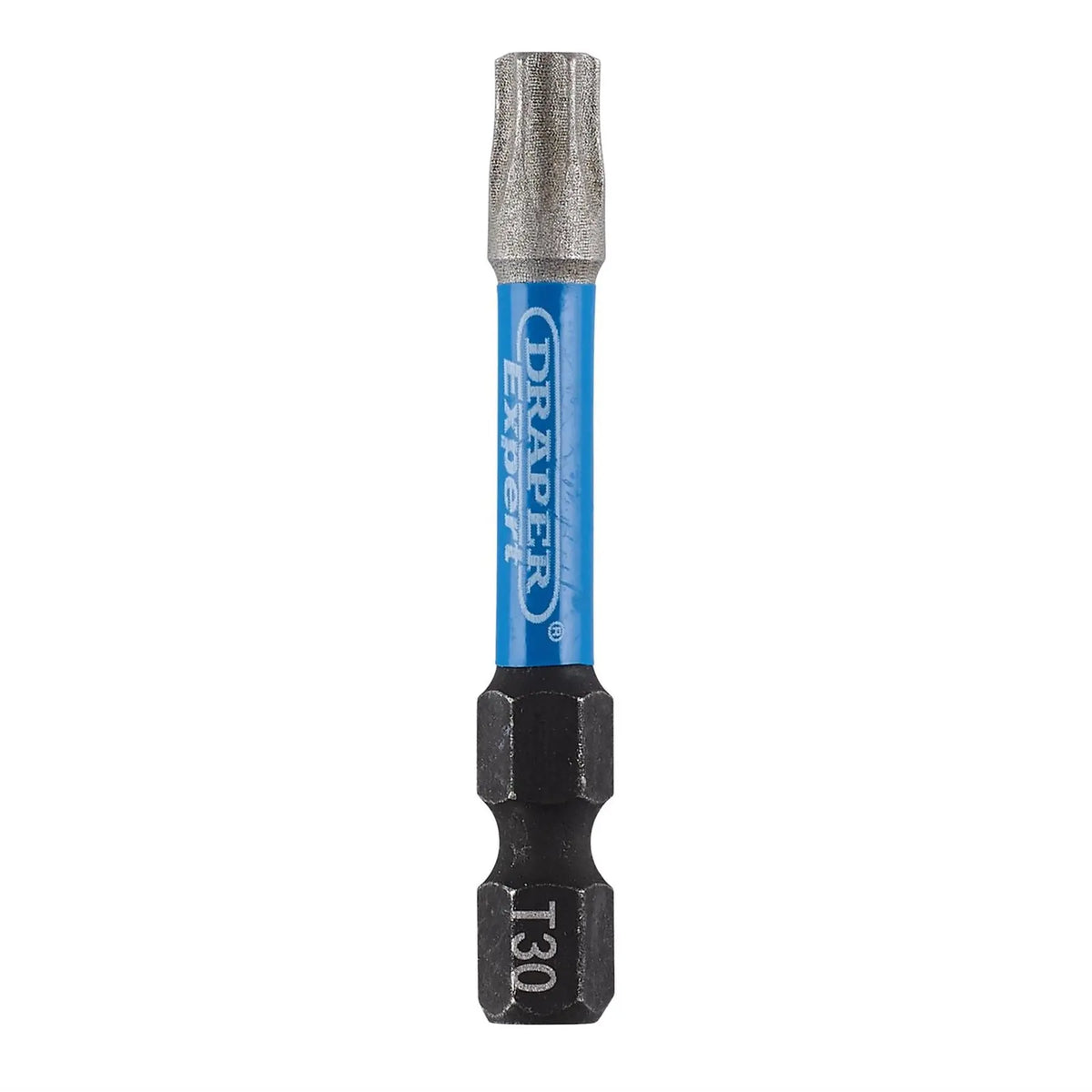 Draper Expert TX-STAR® Impact Screwdriver Bits T30 x 50mm 1/4" Hex (Pack of 5) 05656  White Rose Tools