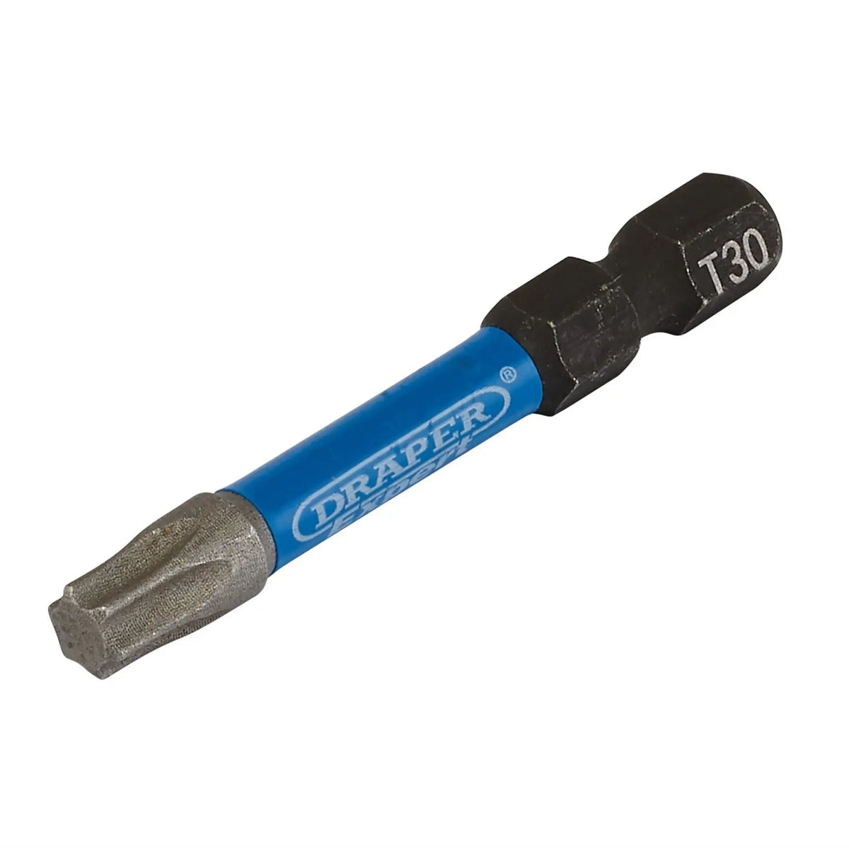 Draper Expert TX-STAR® Impact Screwdriver Bits T30 x 50mm 1/4" Hex (Pack of 5) 05656  White Rose Tools