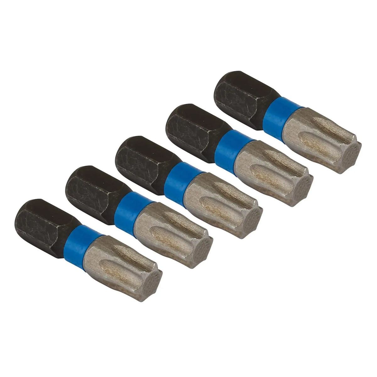 Draper Expert TX-STAR® Impact Screwdriver Bits T40 x 25mm 1/4" Hex (Pack of 5) 05497  White Rose Tools
