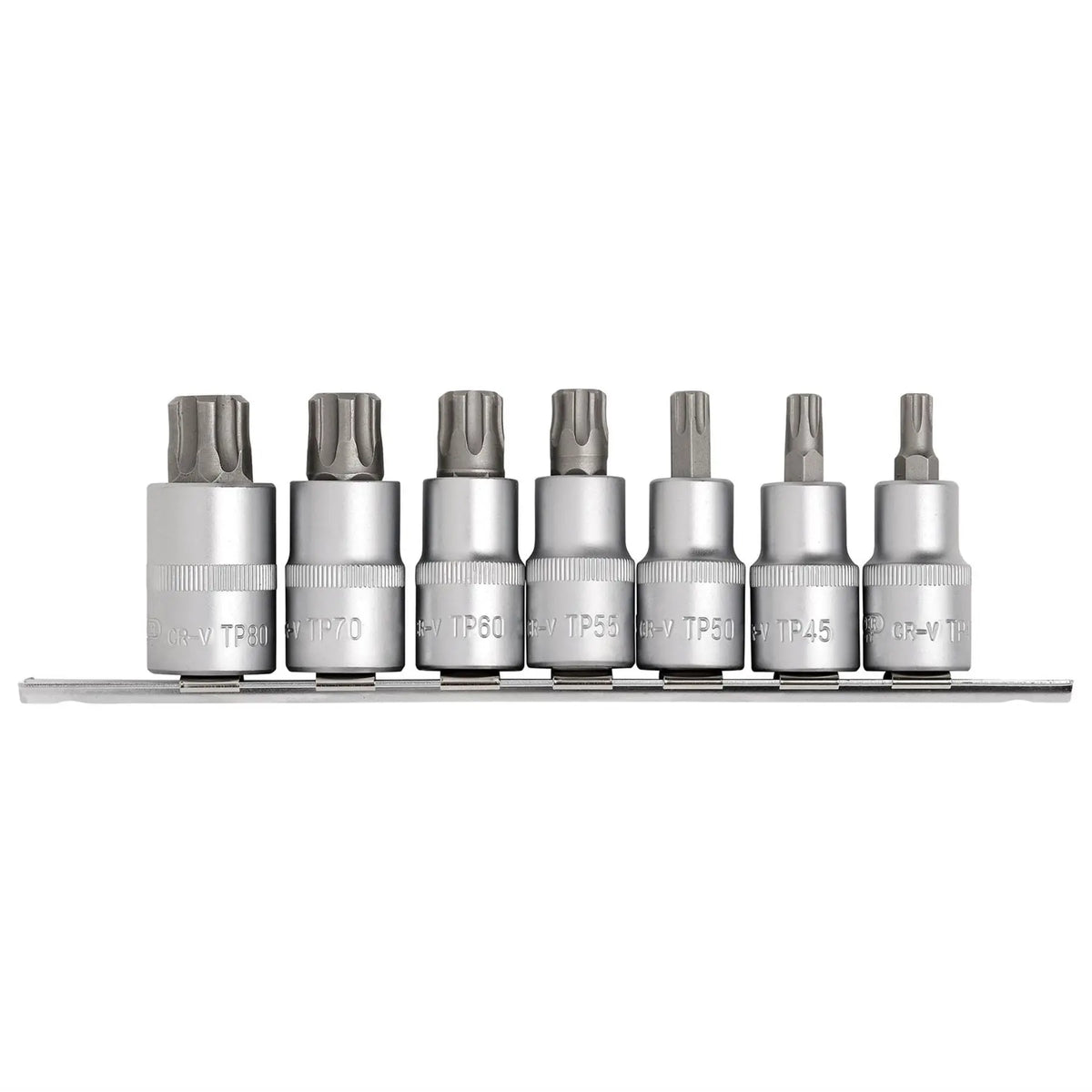 Draper Expert TX-STAR® Plus Socket Bit Set 1/2" Sq. Dr. 55mm (7 Piece) 16341  White Rose Tools