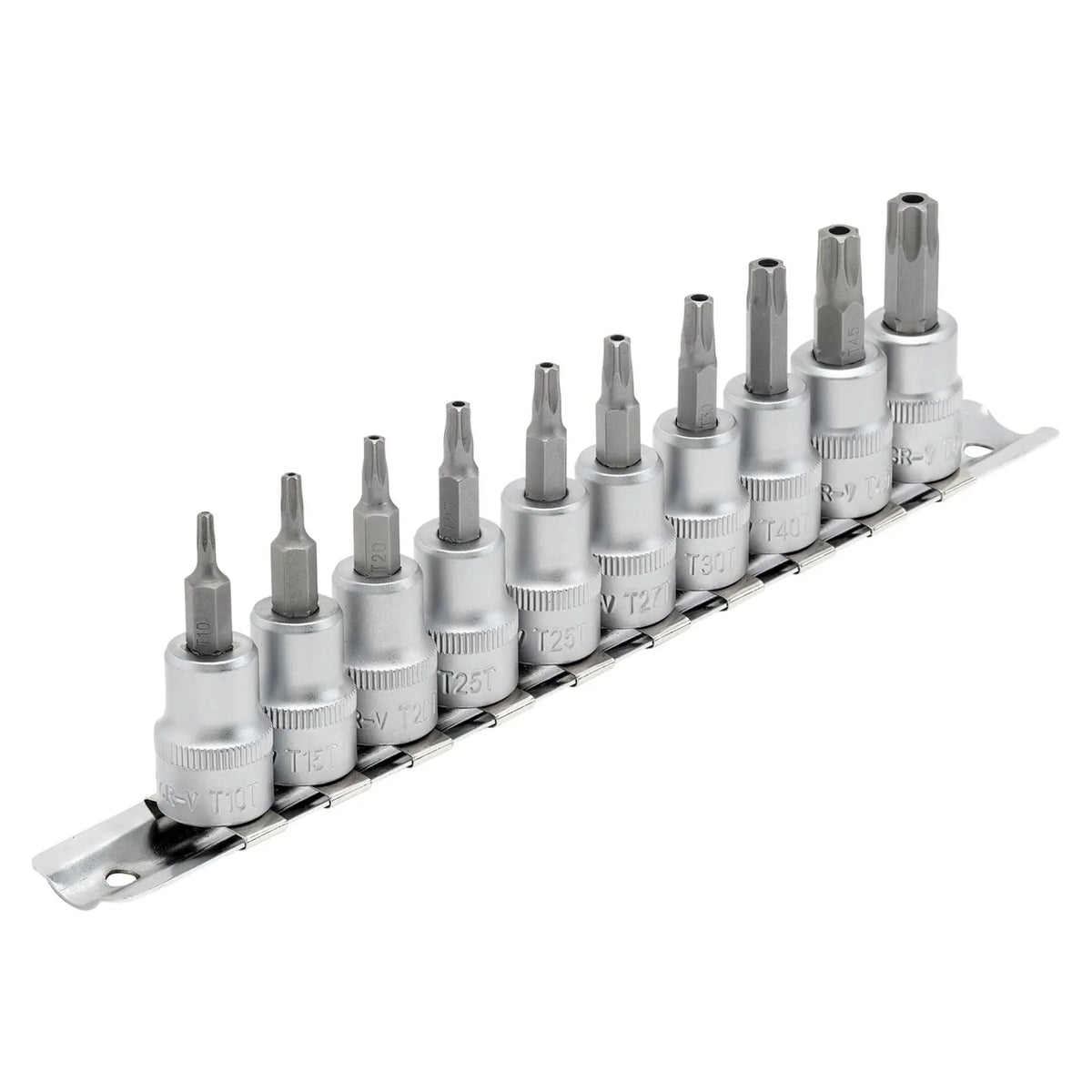 Draper Expert TX-STAR® Security Socket Bit Set 3/8" Sq. Dr. 48mm (10 Piece) 16332  White Rose Tools