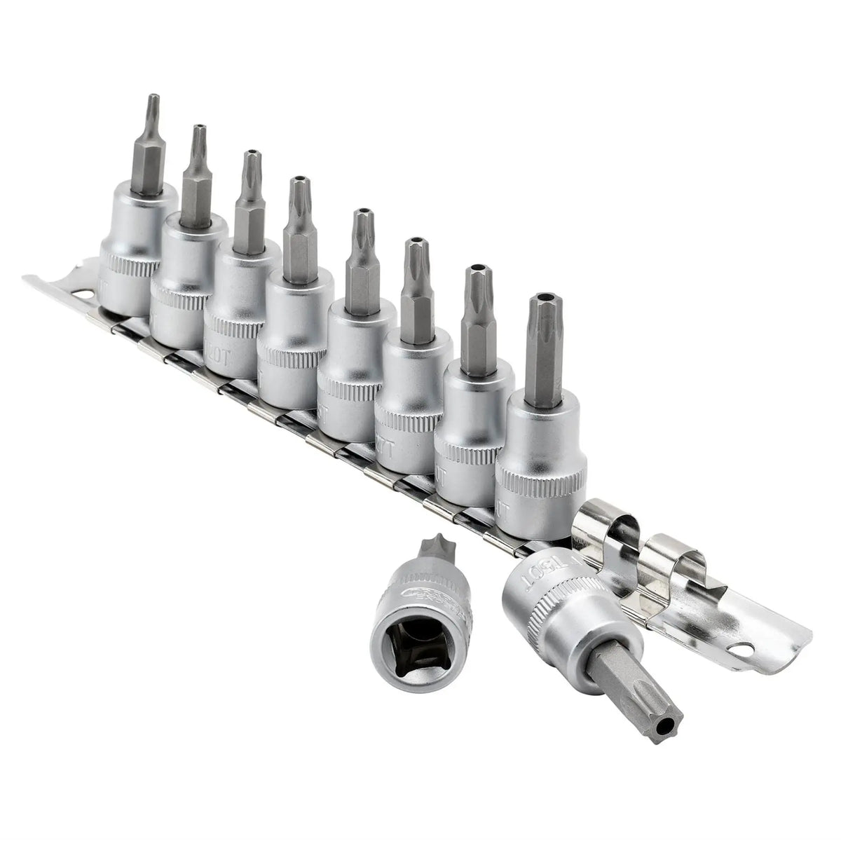 Draper Expert TX-STAR® Security Socket Bit Set 3/8" Sq. Dr. 48mm (10 Piece) 16332  White Rose Tools