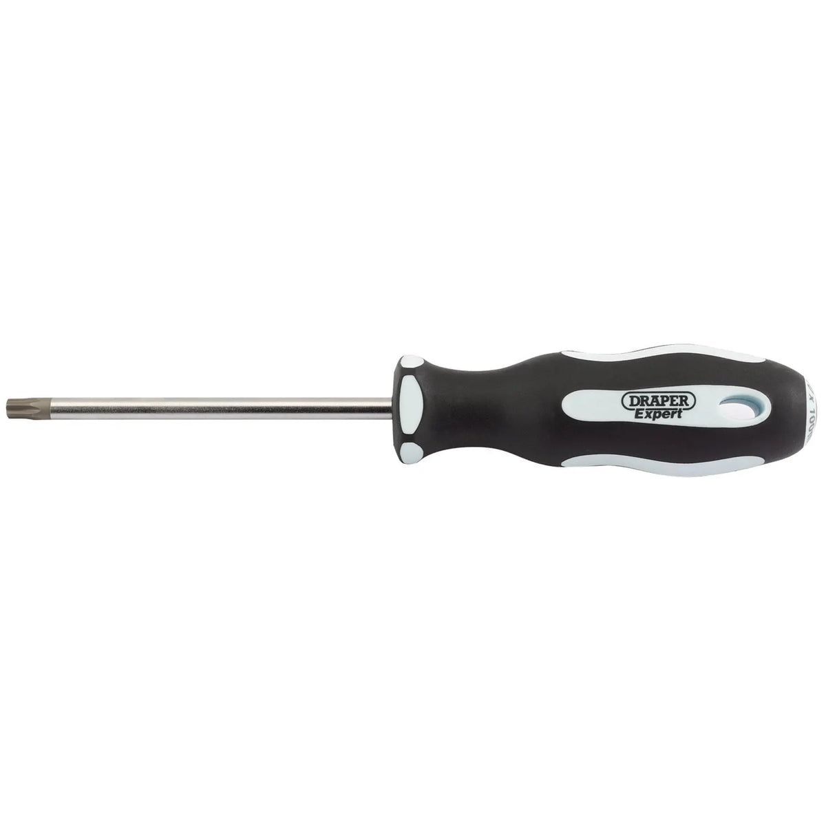 Draper Expert TX-STAR® Security Soft Grip Screwdriver T30T x 100mm 35148  White Rose Tools