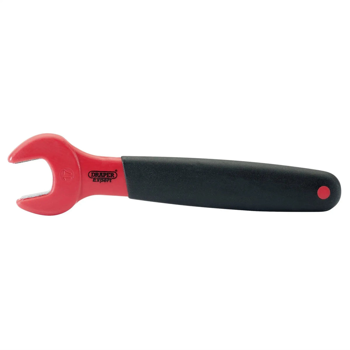 Draper Expert VDE Approved Fully Insulated Open End Spanner 17mm 99475  White Rose Tools