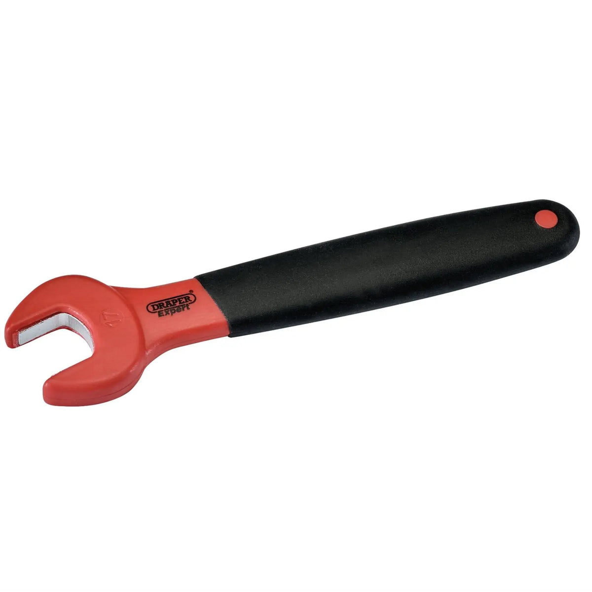 Draper Expert VDE Approved Fully Insulated Open End Spanner 17mm 99475  White Rose Tools