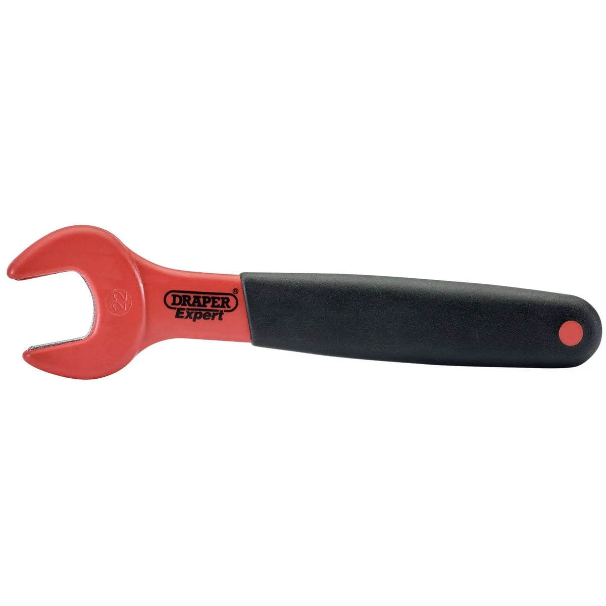 Draper Expert VDE Approved Fully Insulated Open End Spanner 22mm 99480  White Rose Tools