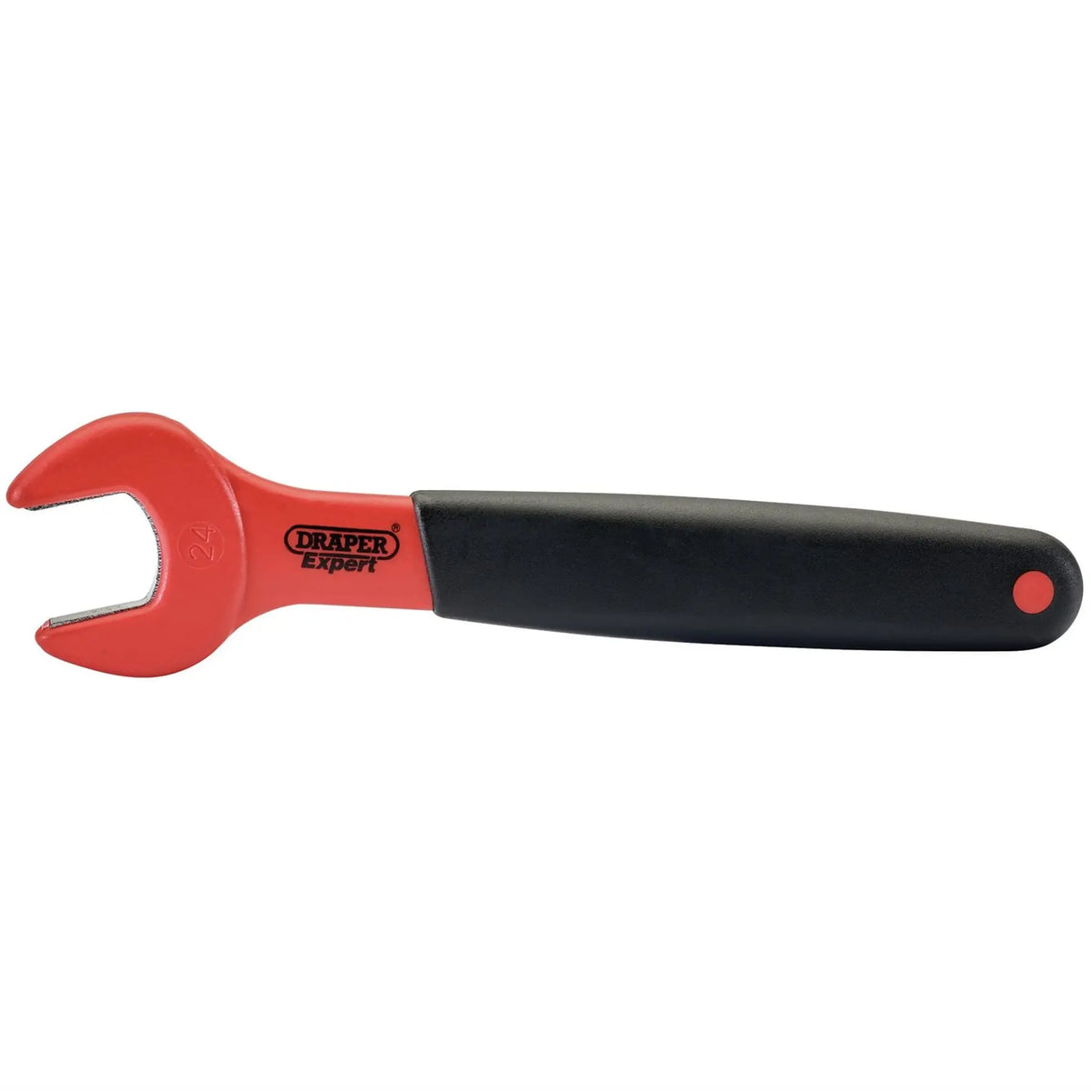 Draper Expert VDE Approved Fully Insulated Open End Spanner 24mm 99482  White Rose Tools