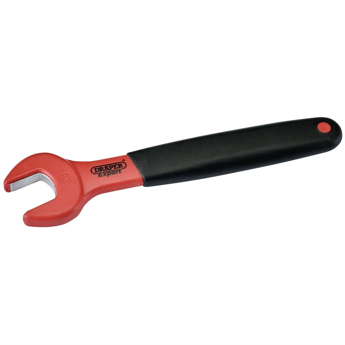 Draper Expert VDE Approved Fully Insulated Open End Spanner 24mm 99482  White Rose Tools