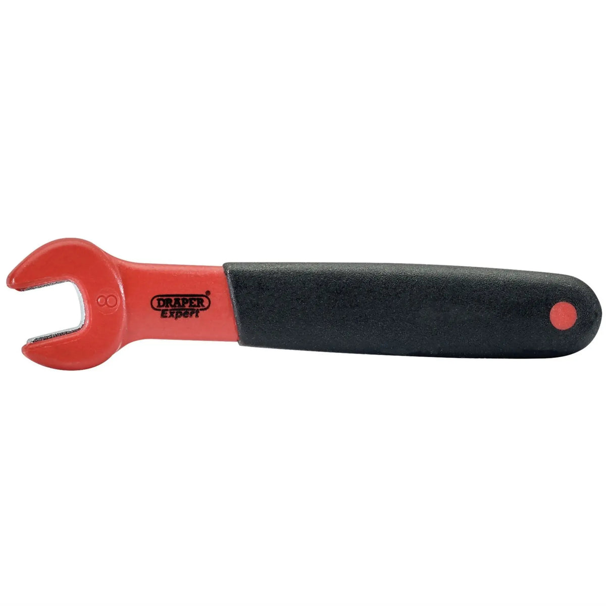 Draper Expert VDE Approved Fully Insulated Open End Spanner 8mm 99466  White Rose Tools