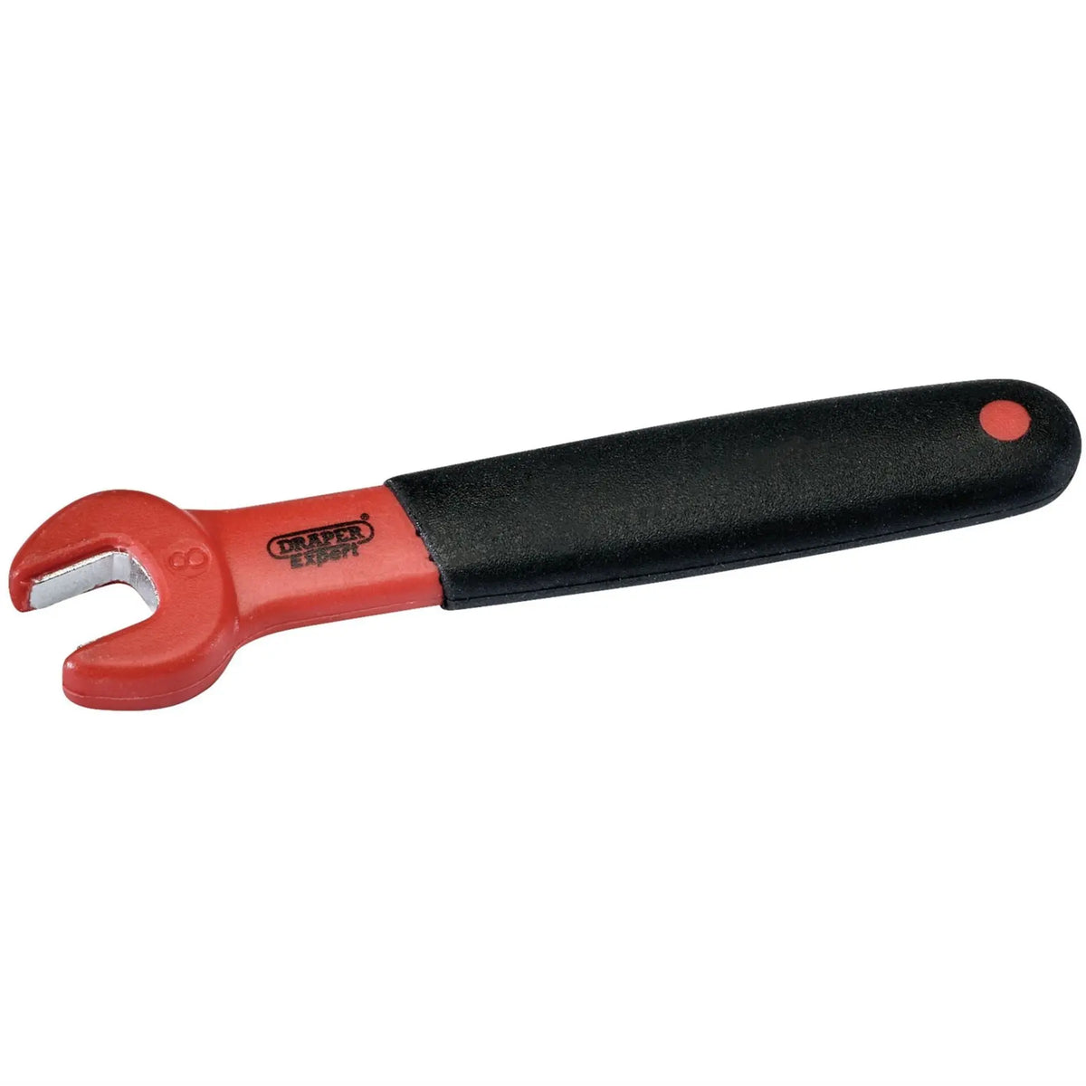 Draper Expert VDE Approved Fully Insulated Open End Spanner 8mm 99466  White Rose Tools