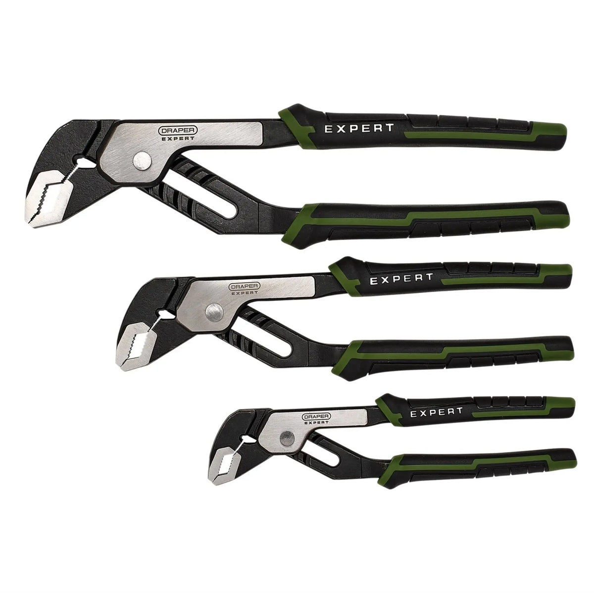 Draper Expert Water Pump Pliers Set (3 Piece) 28542  White Rose Tools