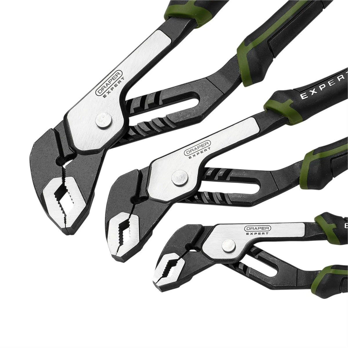 Draper Expert Water Pump Pliers Set (3 Piece) 28542  White Rose Tools
