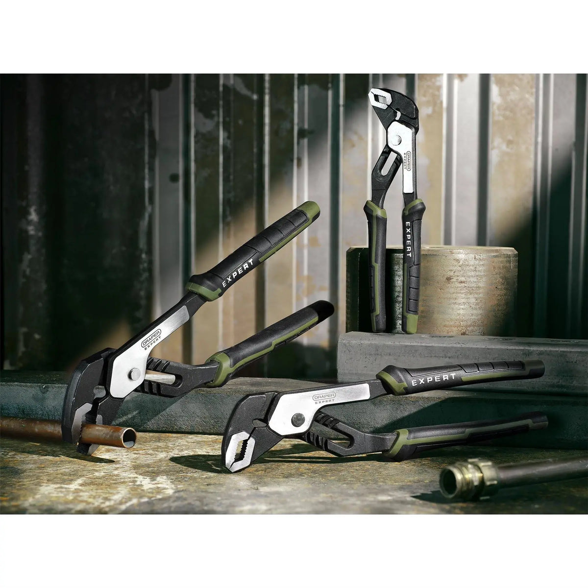 Draper Expert Water Pump Pliers Set (3 Piece) 28542  White Rose Tools