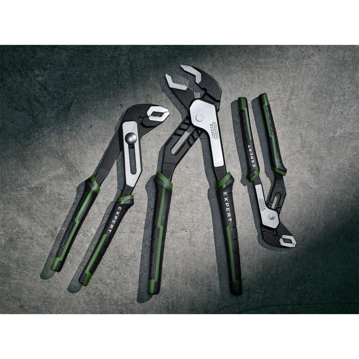 Draper Expert Water Pump Pliers Set (3 Piece) 28542  White Rose Tools