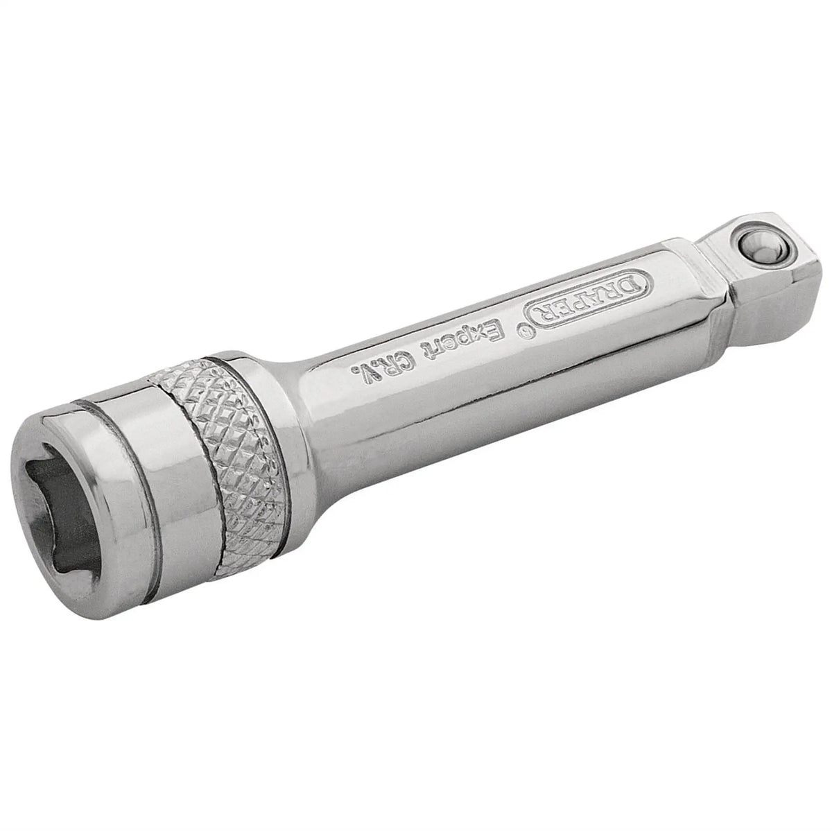 Draper Expert Wobble Extension Bar 1/4" Sq. Dr. 50mm Polished Chrome 16716  White Rose Tools